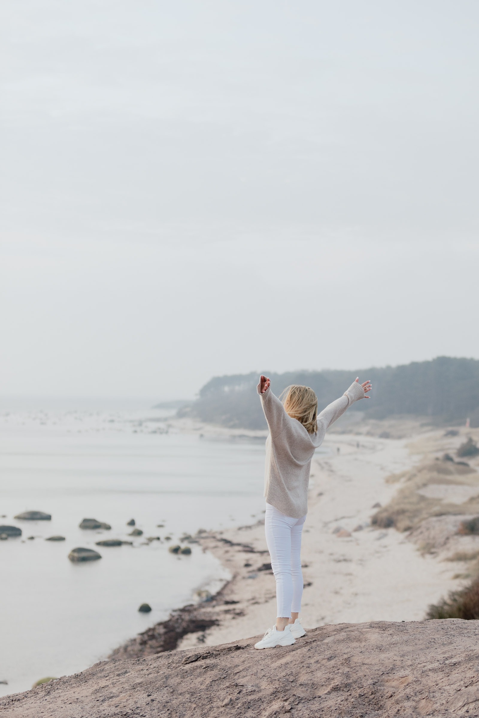 Anja taler med kunde efter healing